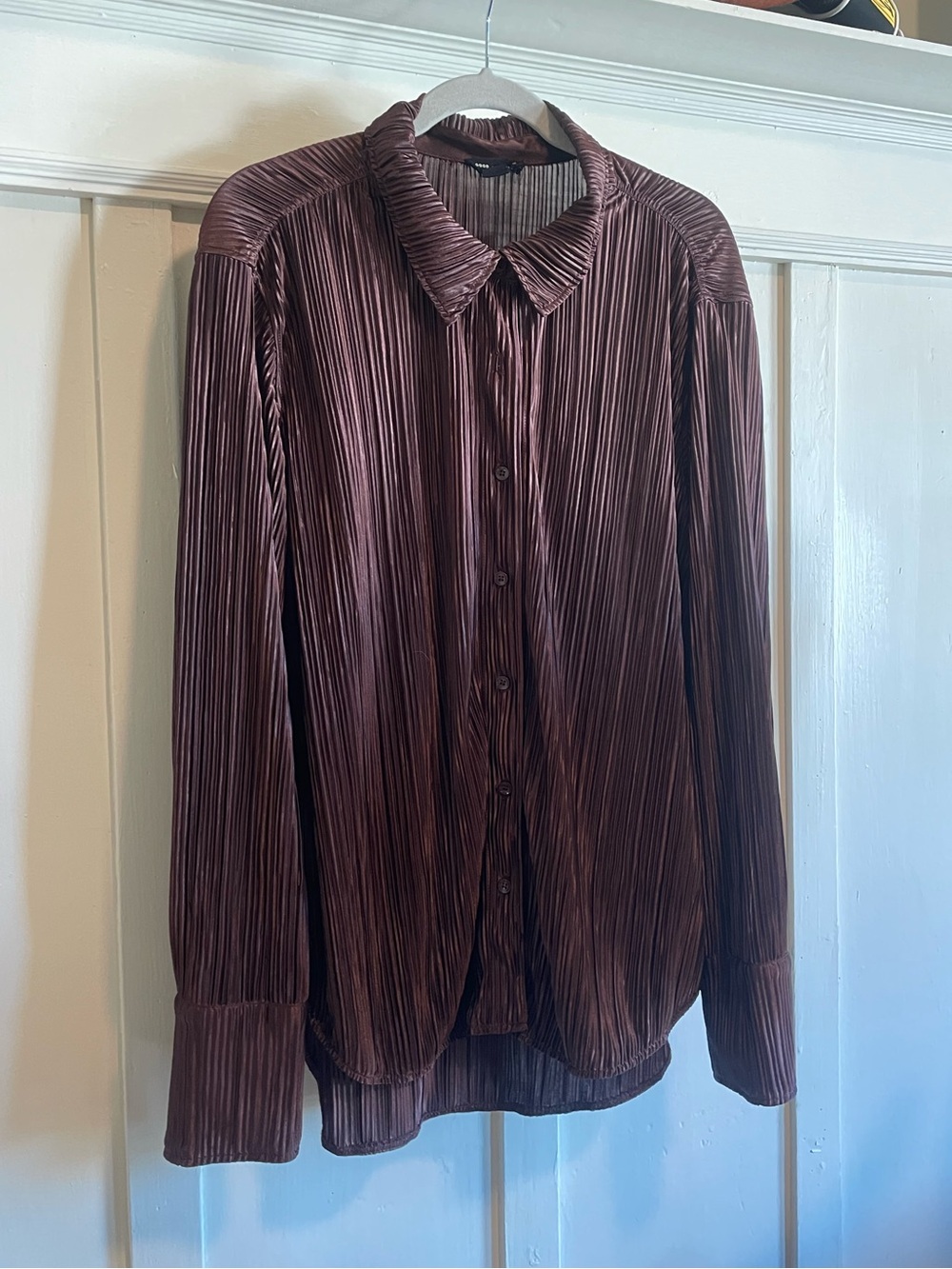 Good American Brown button up